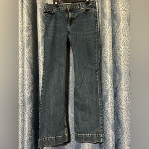 Wrangler Girls Trouser Jeans Adjustable Waist Size 14 Regular Stretch Denim